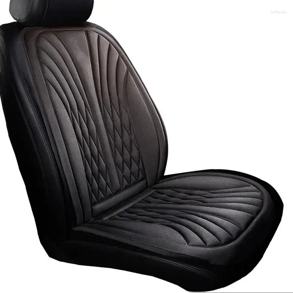 Assento de carro cobre almofada de aquecimento para 3 engrenagens ajustáveis auto quente e aconchegante cadeira a maioria dos carros 12-24V caminhões RVs