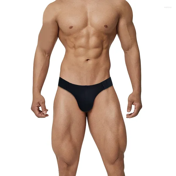 Underpants 2023 Rosa Sexy Mens Underwear Briefs Em Relevo Thread Respirável Tendência Esportes Conforto