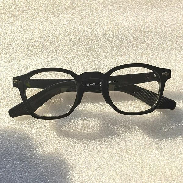 Sonnenbrillenrahmen Vintage Glas Acetat Optische Brillen Männer Mode Quadratische Kunststoff Brillengestell Trend Brillen