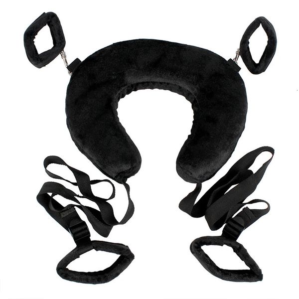 Giocattoli per adulti 1 Set Cuscino per il collo Giocattoli sessuali Fetish Easy Open Leg Slave SM Gioco Bondage Kit Bondage sexy Gioco di ruolo Manette Cavigliere PG0166 231121