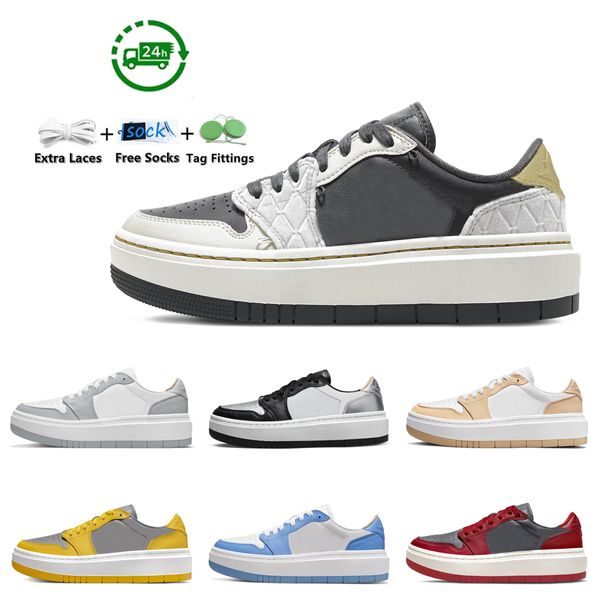 2024 Piattaforma Baketball Eleva Men Women Women Shoe Deigner Light Bone University Blue Onyx Sier Toe Toe Toe Trainer Sport Kate