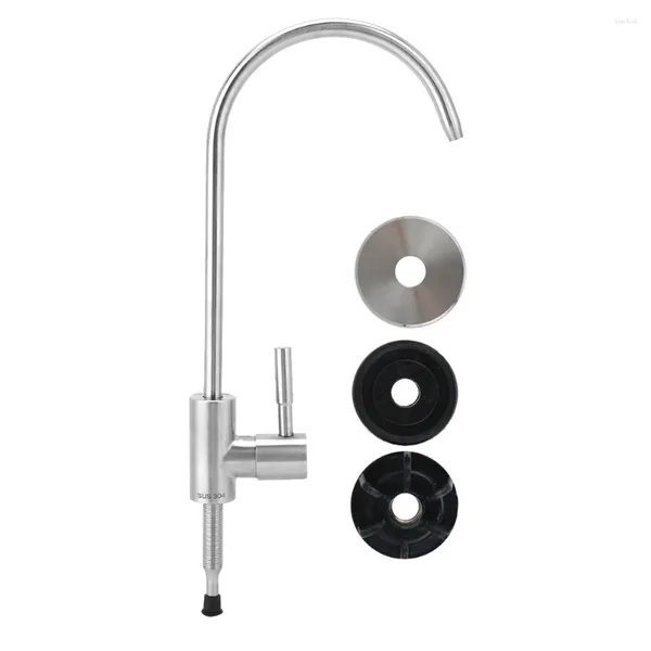 Torneiras de pia do banheiro torneira da bacia de lavagem torneira de água 360 ° giratória gooseneck tubo de saída purificador g1/4in 12.4x4.9x1.2in para uso doméstico