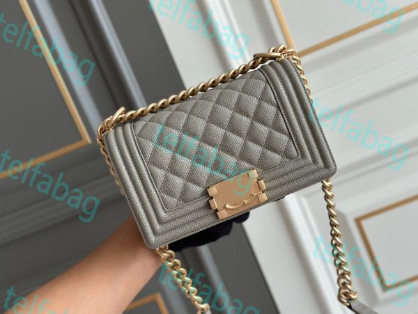 Designer cc Borsa a tracolla di lusso con catene di alta qualità borsa da donna con fibbia in metallo puzzle a catena mini