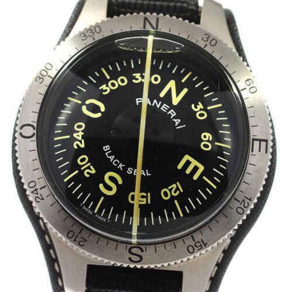 Designer Luxusuhr Armbanduhren Pam00191 Black Seal Compass Herren 766978 Uhrwerk Uhren Automatik Mechanisch