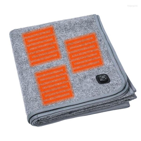 Decken Dickere Heizdecke Warm für Ermüdungslinderung Komfort Zartes Filztuch Beheizt mit 3 Temperaturreglern
