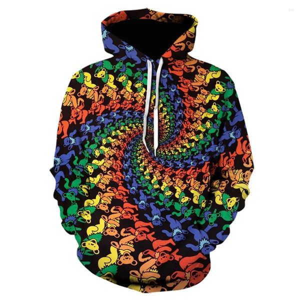 Herren Hoodies 2023 Vortex 3D-Druck und Sweatshirts Männer Frauen Langarm Casual Übergroße Tops