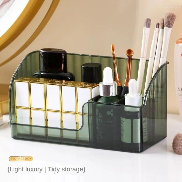 Aufbewahrungsboxen Acryl Lippenstift Box Organizer Make-up Nagellack Display Halter Kosmetik