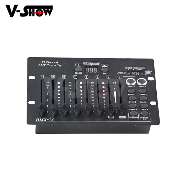 V-Show Mini DMX Controller Controller DMX a 72 canali per illuminazione a batteria o più led/lampade RGB