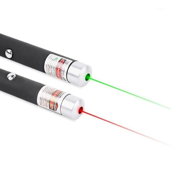 Hochwertiger Laserpointer Rot Grün 5mW Leistungsstarker 500M LED-Taschenlampenstift Professionelles sichtbares Strahllicht für den Unterricht1252T