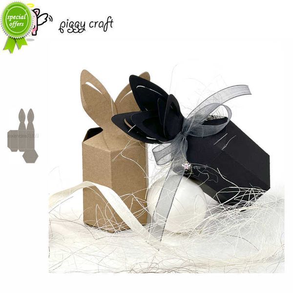 New Piggy Craft Metal Cutting Dies Cut Die Bold Bunny Box Scrapbook Bookbook de papel artesanal Faca Blade Punch Stoncys