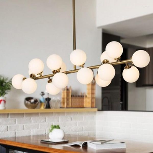 Pendelleuchten Moderne Gold LED Kronleuchter Pendelleuchten Dekor Home Wohnzimmer Schlafzimmer Küchenbeleuchtung