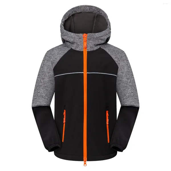 Herrenjacken für Jungen und Mädchen, Outdoor-Windbreaker, wasserdichte Softshell-Jacke