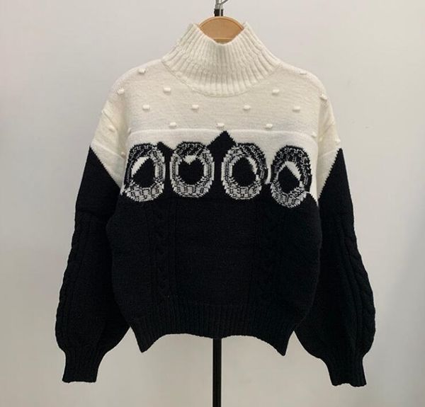 23 anni autunno maglione di lusso lettera maglione lavorato a maglia di marca pullover maglioni famosi abbigliamento da donna