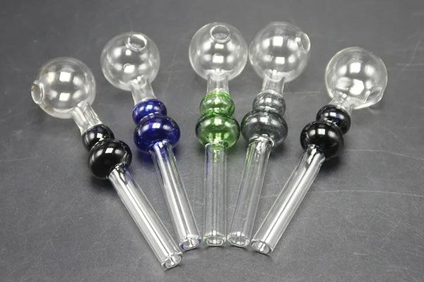 Neues Design Kürbisform Mini Glas Bong Tabakpfeife Trockenkräuter Dab Rig Ölbrenner Handpfeife Nach Maß ZZ