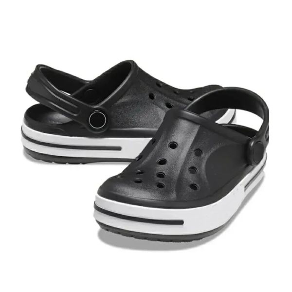 Größen 26-46 Gummi-Sandalen Slipper Clog Kid Schuh Frauen Luxusdesigner Sliders Maultier Cro Sommer Schöne Sandale Schwarz weißer Gelegenheitsschuh Pool Baby Männer Loafer Slide