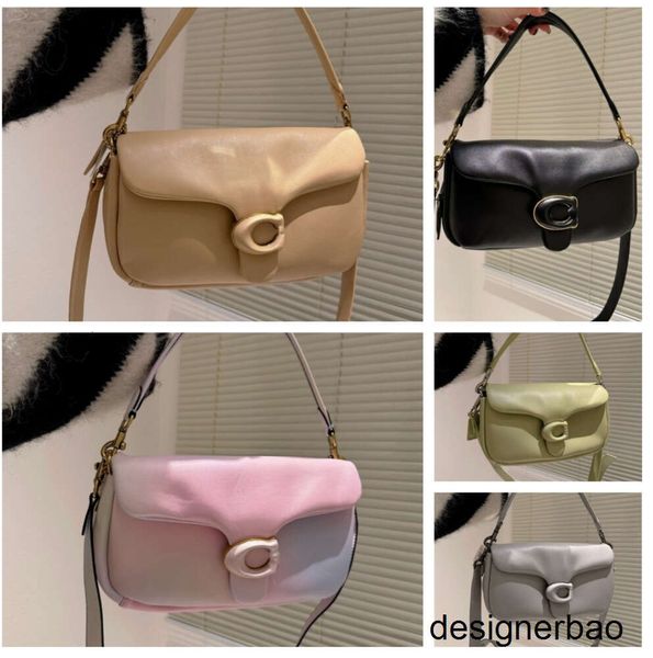 bolsa de ombro designer baghandbag crossbody sacos balck cinza creme rosa cruz corpo macio bolsas mini tabby travesseiro 26cm mulheres couro verde preto