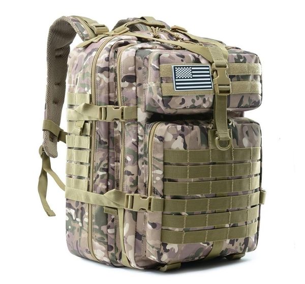 900D Camo Askeri Çanta Erkek Taktik Sırt Çantası Molle Askeri Ordu Bug Out Torba Su Geçirmez Kamp Avcılık Sırt Çantası Yürüyüşü Yürüyüş T4984705