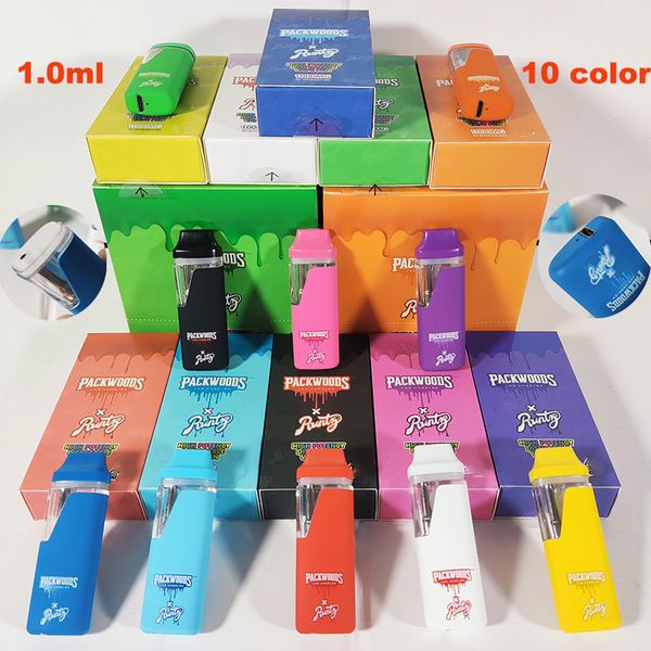 packwoods x runtz penna vape usa e getta vuota usa e getta e sigarette e cig pod dispositivo pod 380mah penna ricaricabile vapes 1ml carrelli vaporizzatore cartuccia con imballaggio