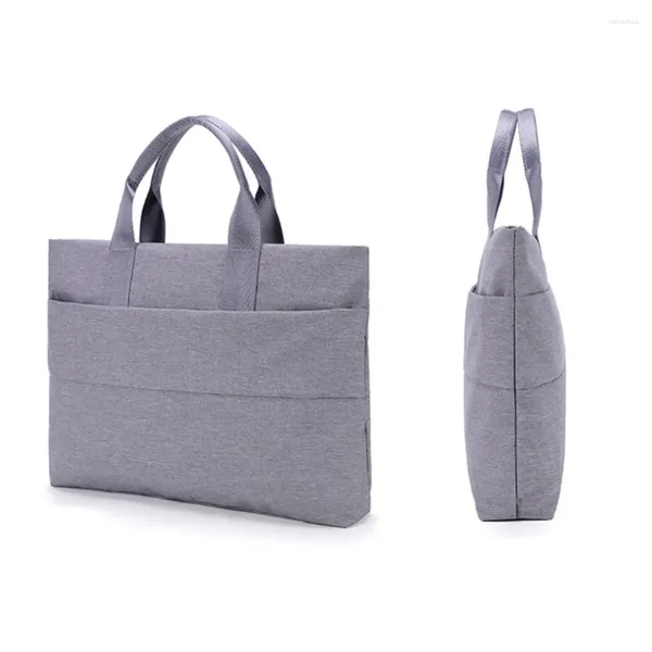 Valigette Borsa per laptop unisex di grande capacità Borsa a mano leggera Valigetta monospalla Bussiness Notebook per file casual per borsa da 13 pollici