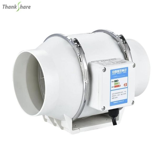 Ventilatori di scarico Casa Silenzioso Inline Tubo Condotto Ventilatore Per Bagno Estrattore Ventilazione Cucina Wc Parete Aria Pulita Ventilatore 220V 2204757383