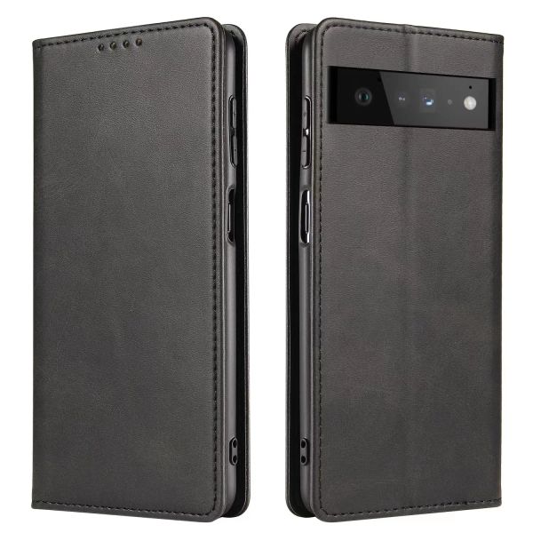 Magnetische Leder-Handyhüllen für Google Pixel 8 Pro Pixel 7A 6A 6 7 Pixel7 3 3A 4 4A 5 5A XL Flip Wallet Taschen Hybrid Vintage Solf TPU PC Back Cover