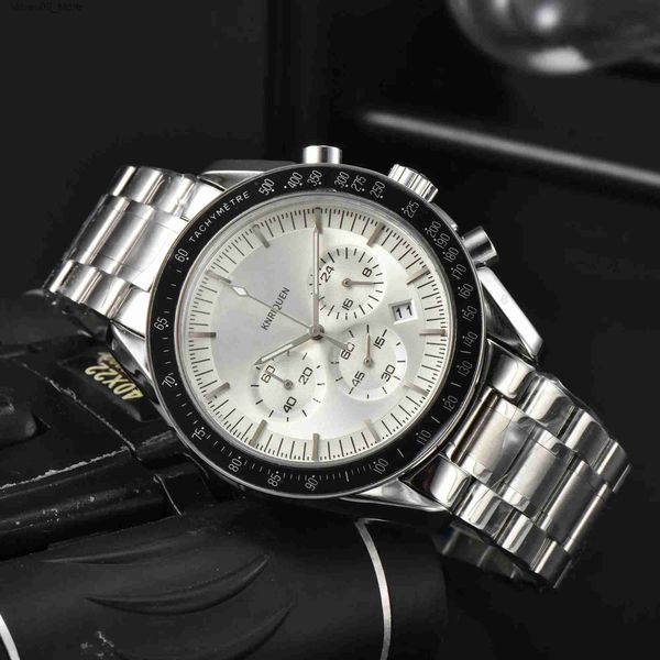Armbanduhren Heißer Verkauf Original Marke Uhren Für Männer Luxus Gute Qualität Multifunktions Automatische Datum Chronograph Herren Quarzuhr AAA ClcokQ231123