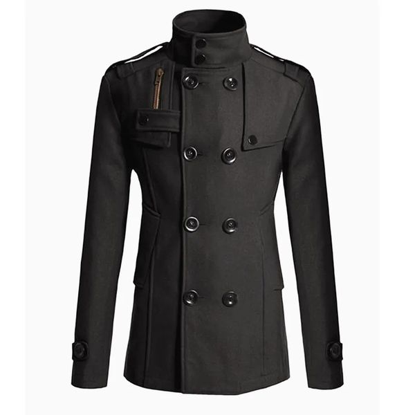 Мужское шерстяное пальто, мужское шерстяное пальто, длинный костюм, мужская шерстяная ветровка, мужское шерстяное пальто, верхнее мужское шерстяное пальто, повседневная одежда, брендовая мужская одежда 231122