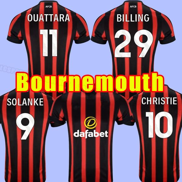 Футбольные майки AFCB 2023 2024 KLUIVERT TRAORE 23 24 футбольная рубашка SOLANKE CHRISTIE OUATTARA LOWE Billing ANTHONY BROOKS SEMENYO COOK KELLY SENESI ZABARNYI комплект