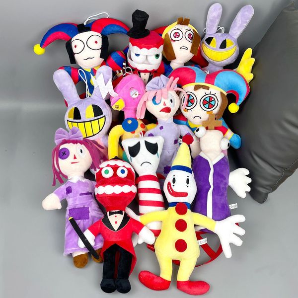 Оптовая продажа мультяшная мягкая кукла The Amazing Digital Circus Cyber Circus Digital Clown Plush Toy Doll