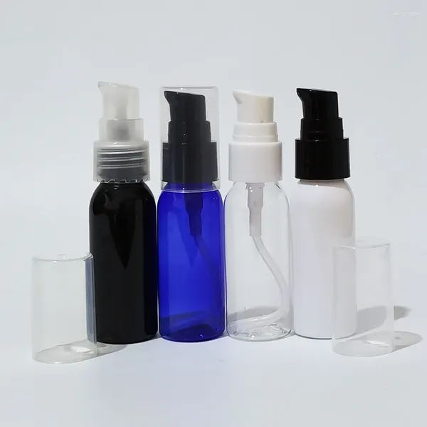 Bottiglie di stoccaggio 100 pezzi 30ml Contenitore cosmetico vuoto con pompa per lozione Crema Trattamento per la cura della pelle Impostazione del trucco da viaggio