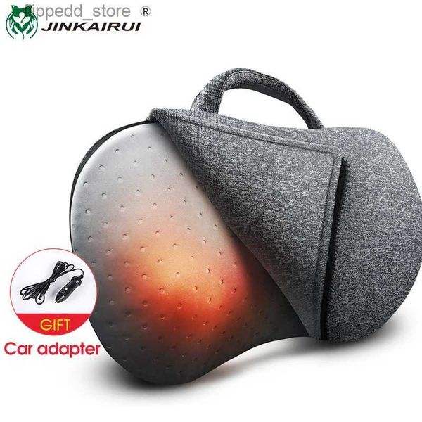 Massageando Travesseiros de Pescoço Jinkairui Massageador Elétrico Pescoço Travesseiro Cervical Ombro Costas Cintura Perna Máquina de Massagem com Calor para Massagem de Corpo Inteiro Q231123