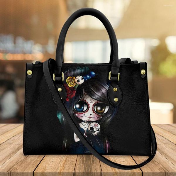 Abendtaschen Coloranimal Frau Handtaschen Print Totenkopf Original Designer Luxus Damen PU Totes Bag Classic Trend Crossbody For