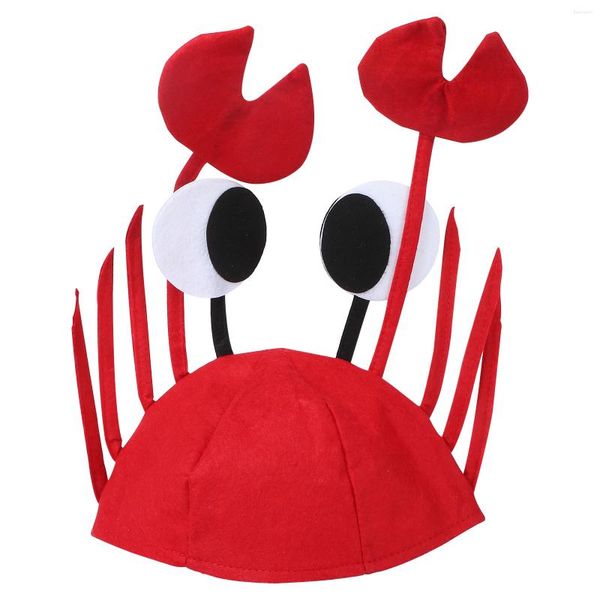 Берец шляпа шляпа Лобстер Вечеринка краб костюм Хэллоуин Смешные животные раки -рыба новинка новинка морепродукты океан