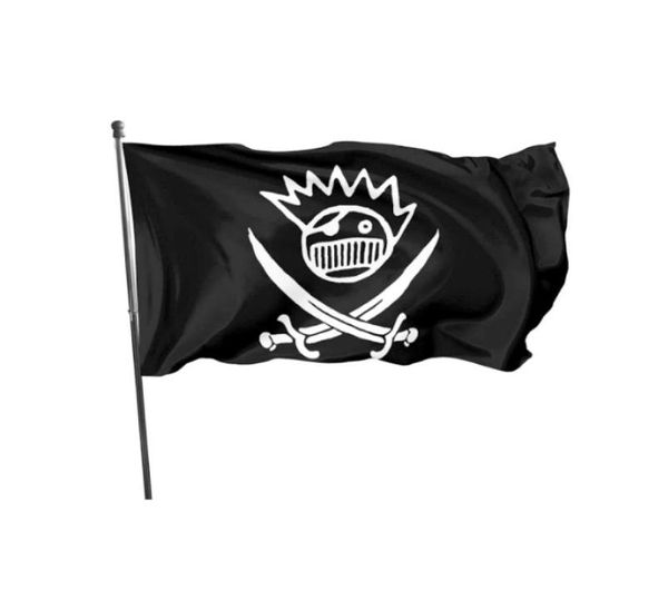 Ween Pirate 3x5ft Flaggen Outdoor-Banner 100D Polyester 150x90cm Hochwertige, lebendige Farbe mit zwei Messingösen8843292