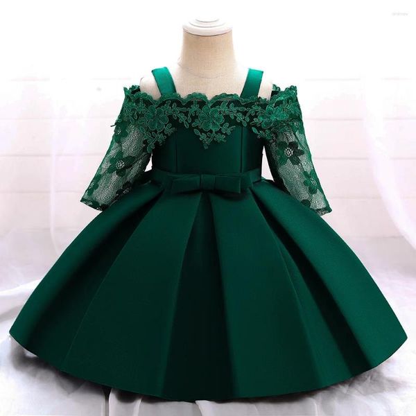 Vestidos de menina crianças para meninas vestido de princesa festa verão coreano manga curta retalhos roupas infantis