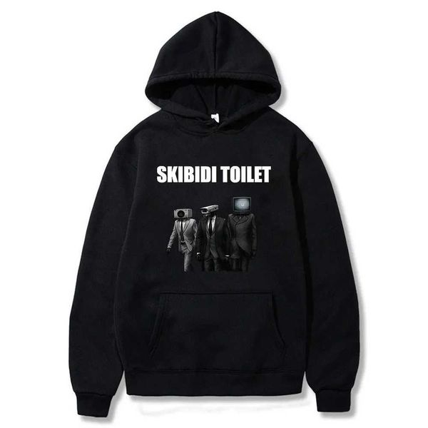 Hoodies masculinos moletom skibidi toalete moletom 2023 novo jogo moda manga comprida streetwear mulheres homens moletom com capuz harajuku roupas engraçadas fqea