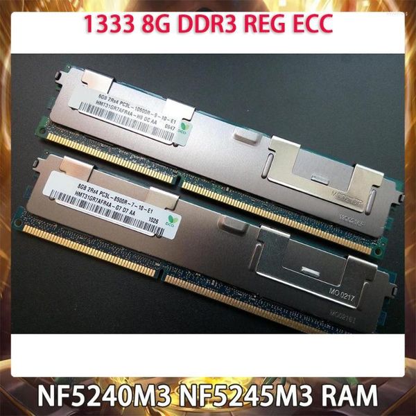 Per Inspur NF5240M3 NF5245M3 Memoria del server originale 8GB 1333 8G DDR3 REG ECC RAM Funziona perfettamente Nave veloce di alta qualità