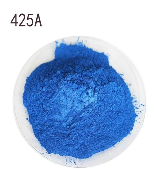 500g 425a safira azul pérola em pó sombra de olho esmalte pigmento cosmético artesanal arte artesanato mica pérola revestimento pigmento3250553