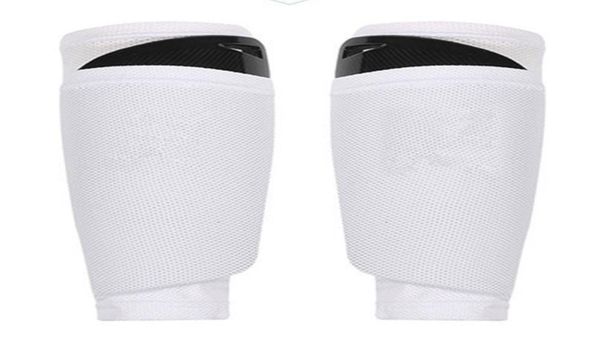 Rele 1 par de leggings de futebol placa de alta qualidade tecido respirável joelheira suporte cinta treinamento caneleiras de futebol guarda 6172925