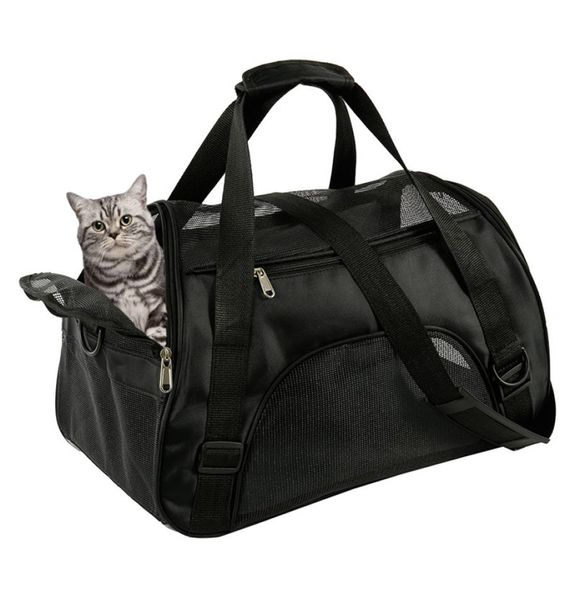 Schnelle blaue schwarze Farbe Hundeträger Hollowout tragbarer Haustierrucksack atmungsaktive wasserdichte Haustierhandtasche Haustiertasche8509482