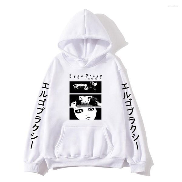 Herren-Hoodies Ergo Proxy Re-l Mayer Harajuku Anime Cute Manga Sweatshirts Graphic Men / Women Clothing Regular Streetwear High Street Top