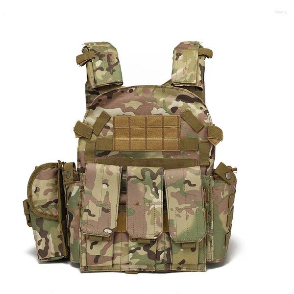 Giacche da caccia 6094 Gilet tattico Molle Esercito militare Addestramento al combattimento Armatura Gilet di protezione per sport all'aria aperta