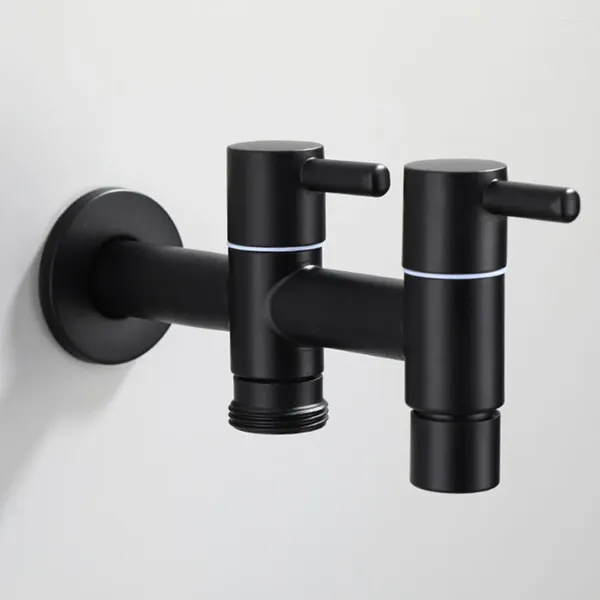 Rubinetti per lavandino del bagno Lavatrice con finitura in rame nero Rubinetto da giardino per esterni Rubinetto per acqua di rubinetto Collegamento G1/2 