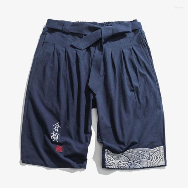 Мужские брюки китайский стиль хлопковой белье-harem jogger мужчины летние спортивные штаны.