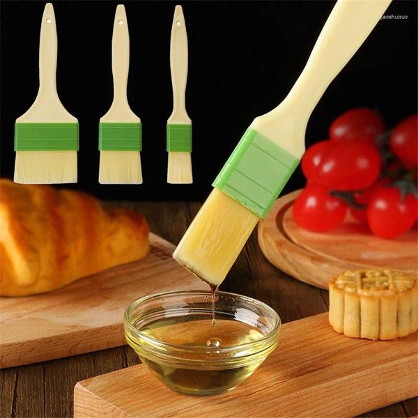 Ferramentas de cozimento escova de óleo para churrasco churrasco pastelaria acampamento ovo bolo molho pão panqueca escovas alimentos para cozinha cozinhar ferramenta gadget