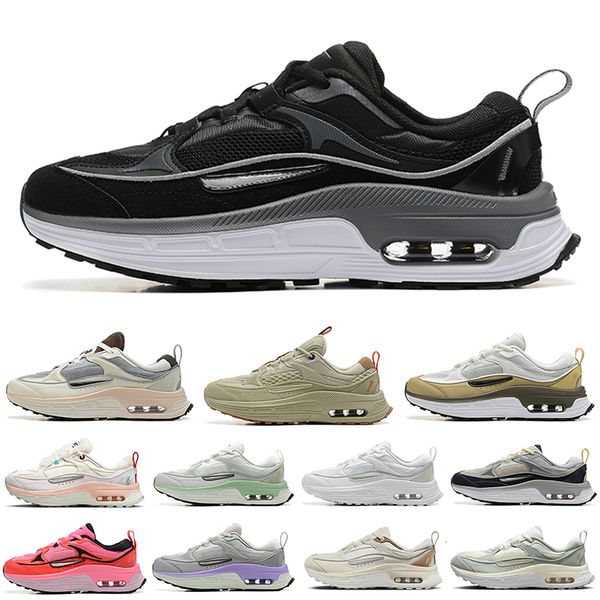 Moda Cushion Bliss Running Shoes para homens Designer White preto preto cool cinza laser rosa bege bege tênis de plataforma de osso leve