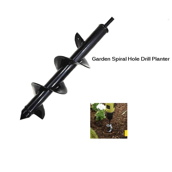 Altri attrezzi da giardino Foro a spirale Trapano Fioriera Roto Bulbo di fiori Albero esagonale Coclea Cantiere ing Bedding Planting Digger Tool 230422