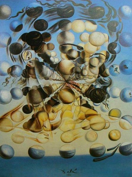 Salvador Dali Galatea delle Sfere Dipinti Art Film Stampa Seta Poster Decorazione della parete di casa 60x90 cm7103423