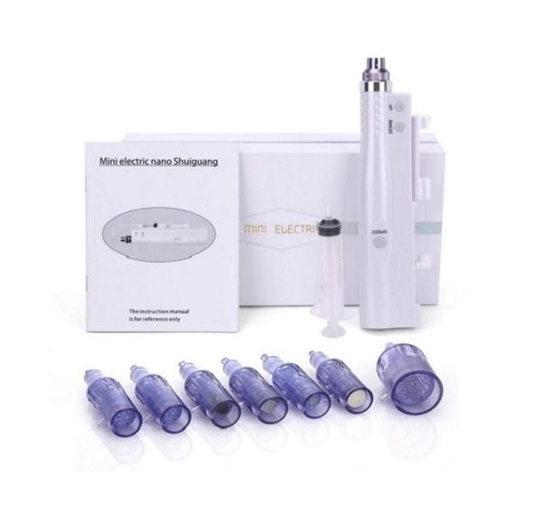 Mesoterapia Pistola Micro Ago Terapia Penna Dermapen Timbro Anti Invecchiamento Rimozione Delle Rughe Cura Della Pelle Del Viso Macchina di Bellezza4067947