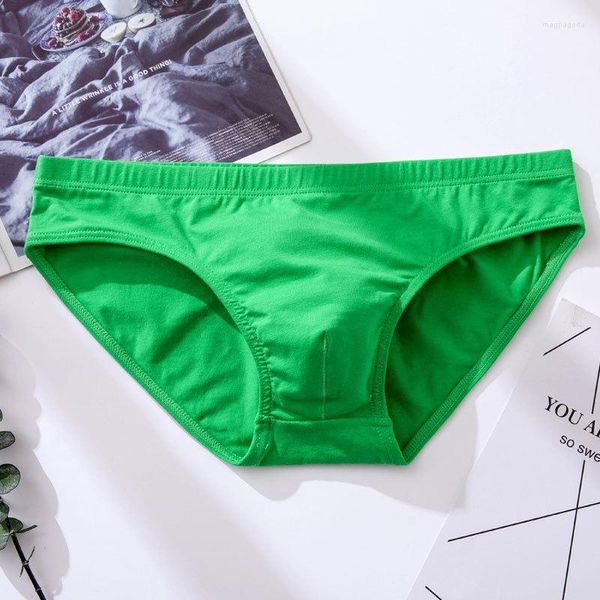 Unterhose Herrenunterwäsche Männlich Sexy Solide Slips Für Männer Kurze Baumwolle Erwachsene Höschen Herren Bikinihose